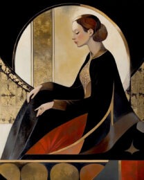 Deco Lady - Vintage Art