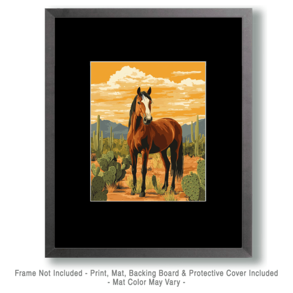 Desert Morning Mare - Southwestern Wall Art