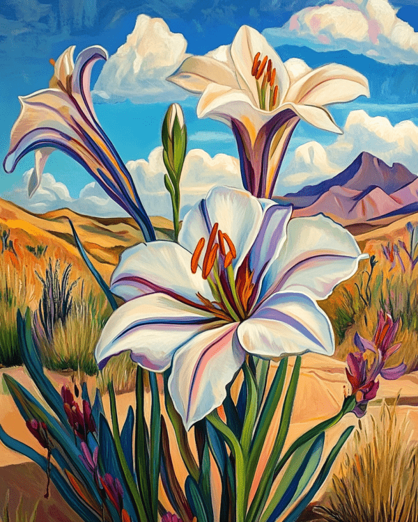 Blooms in the Desert - Southwestern Wall Art Prints