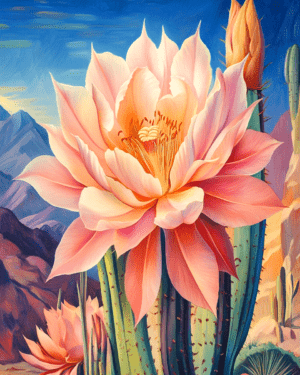 Big Desert Bloom - Southwestern Wall Art Prints