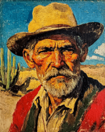 Viejo Caballero - Southwestern Wall Art Prints