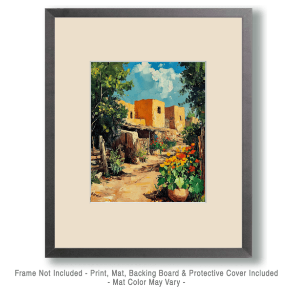 Path to Pueblo - Southwestern Wall Art