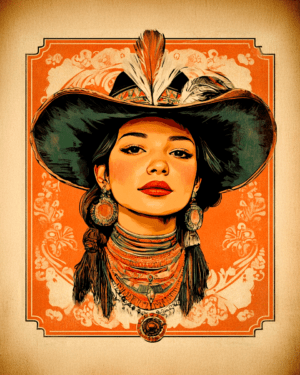 Vaquera - Southwestern Wall Art Prints