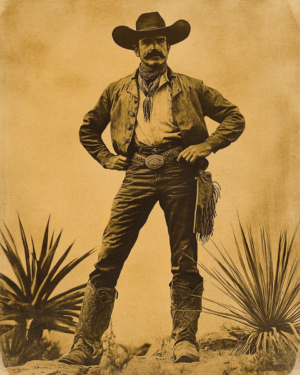 Vintage Style Cowboy Photo - Southwestern Wall Art Prints