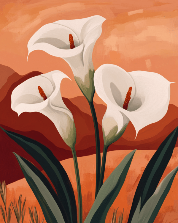 Desert Lily - Southwestern Wall Art Prints