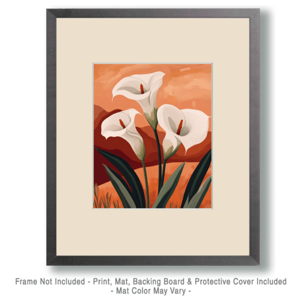 Desert Lily - Southwestern Wall Art Prints