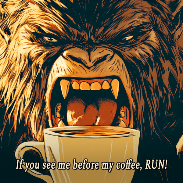 If you see me before my coffee... RUN!