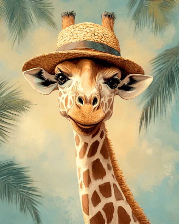 Giraffe in Hat