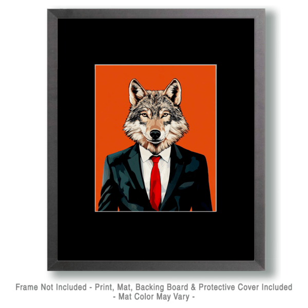 Wolf in Suit Art