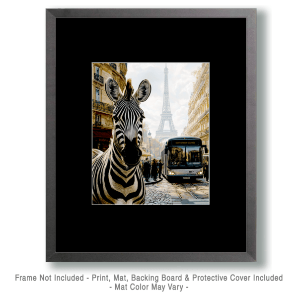 Zebra in the City Art