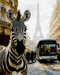 Zebra in the City