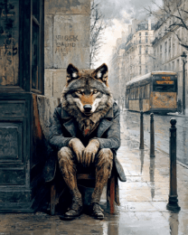 Waiting Wolf