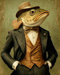 Trout in Suit