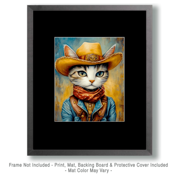 Cowboy Cat Art