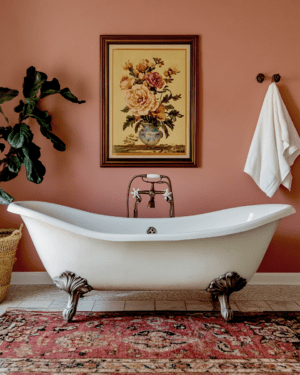 White Porcelin Tub