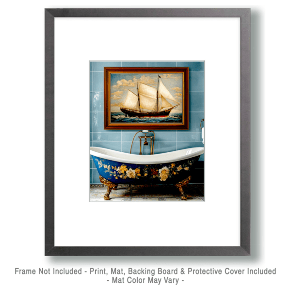 Bathtub and Ship Art