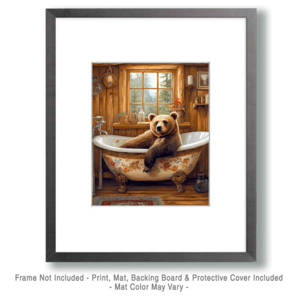 Bear in Tub Art