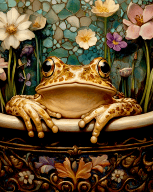 Frog in Bathtub