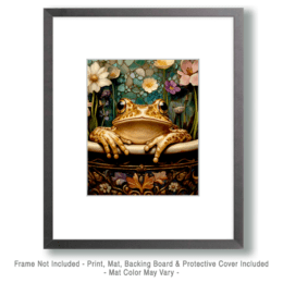 Frog in Bathtub Art