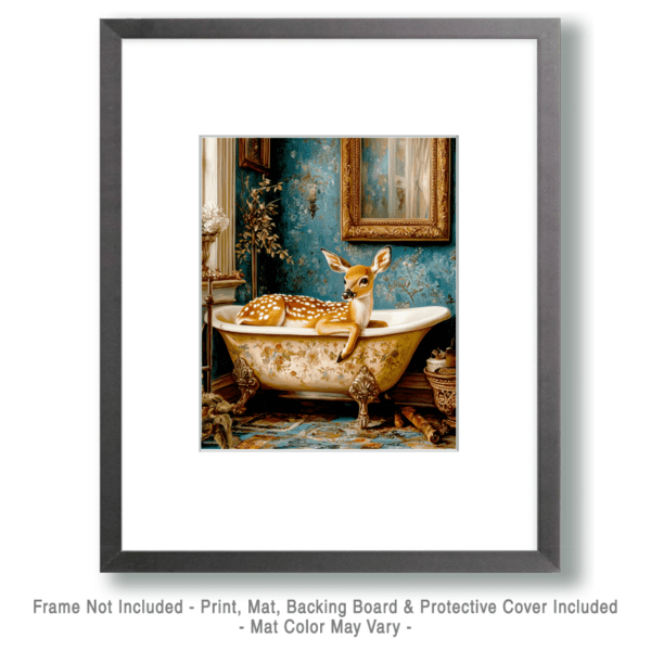 Fawn in Bathtub Art