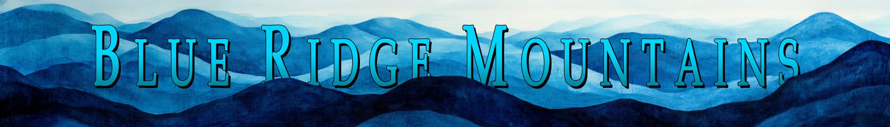 Blue Ridge Mountains Art Banner