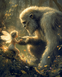 Fairy Giving Advice to Bigfoot