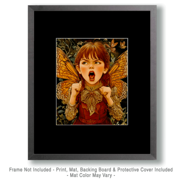 Angry Fairy Art