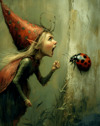 Fairy Scolding Bad Ladybug