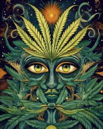 Pot Leaf Mask