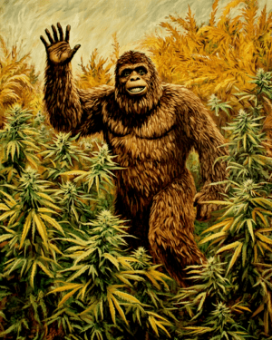 Bigfoot Waving