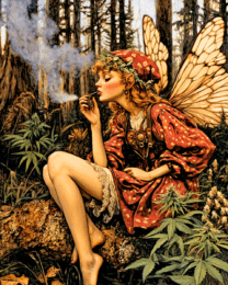 Marijuana Fairy Wall Art Prints