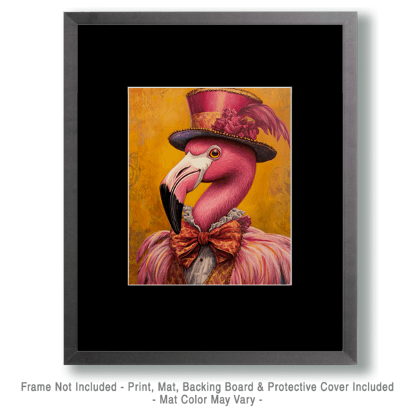 Flamingo Circus Dude Art