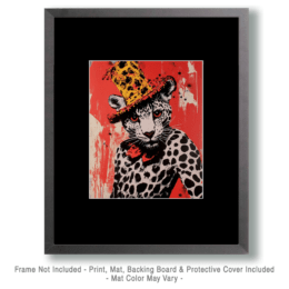 Pop Art Leopard II Art