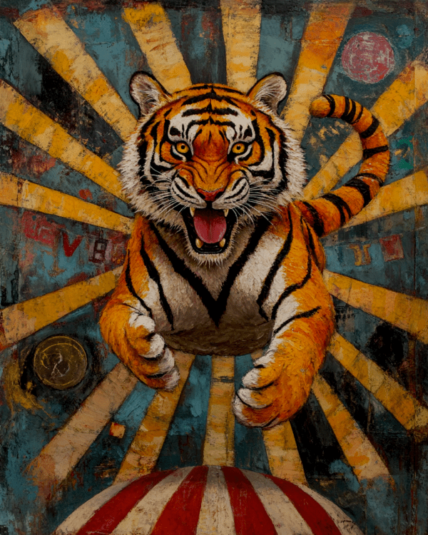 Leaping Tiger