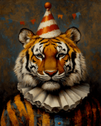 Tiger Clown Portrait