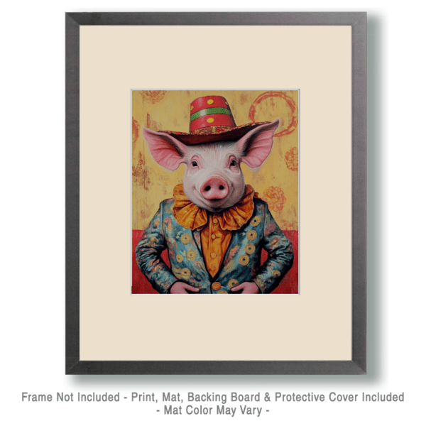 Pig Clown Art