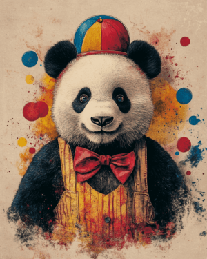 Happy Panda Clown