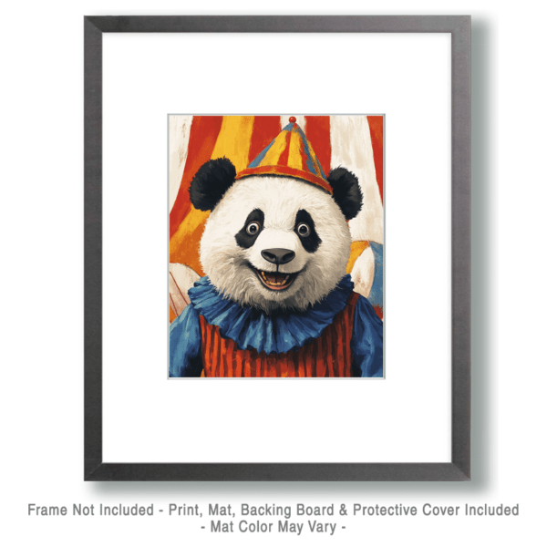 Panda Clown Art