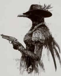 Raven Lady Gunslinger