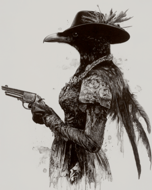 Raven Lady Gunslinger