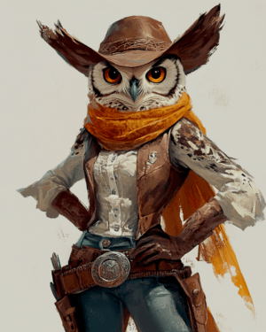 Owl Cowgirl