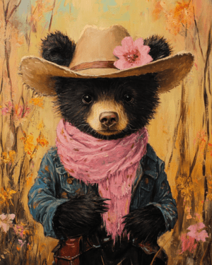 Little Miss Bear Cub Cowgirl