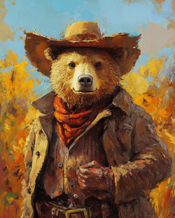 Bear Dresed for Fall