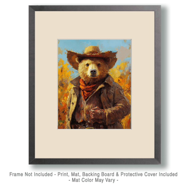 Bear Dresed for Fall Art