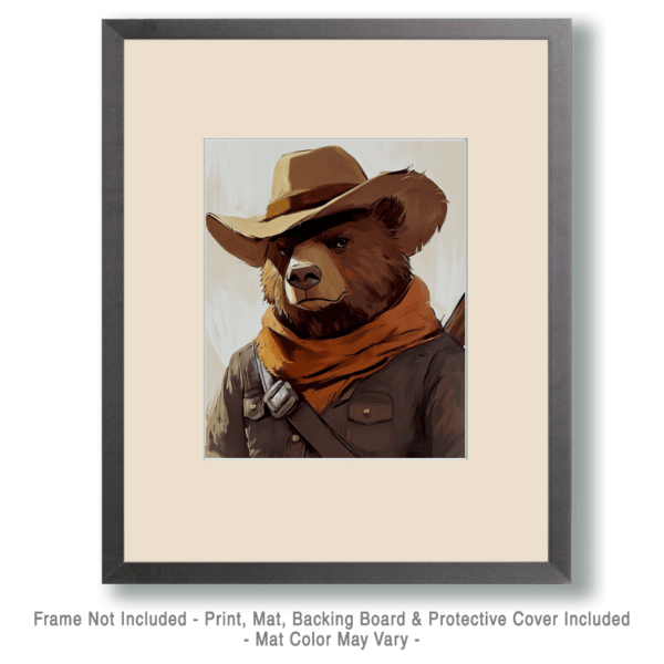 Bear Cowboy Art