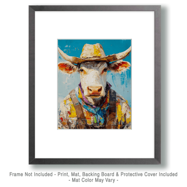 Cow Farmer Art