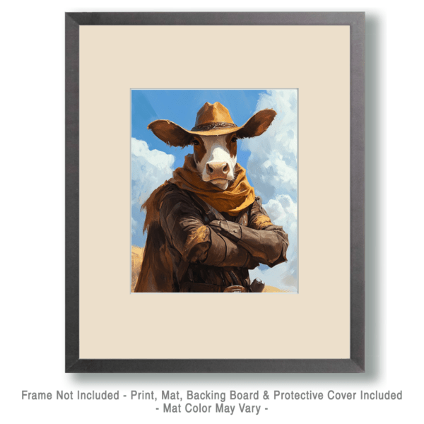 Cow Cowhand Art