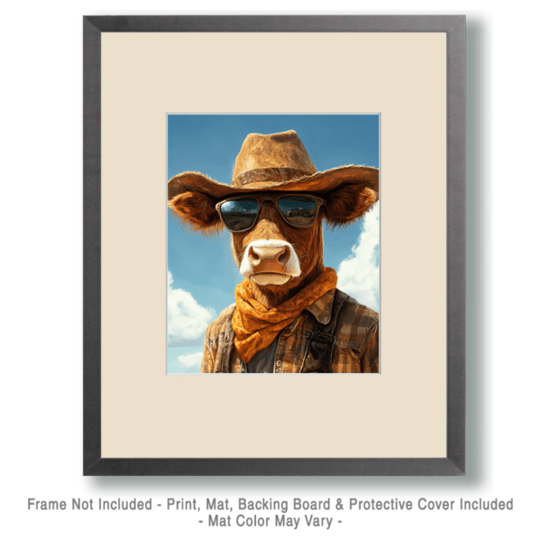 Cow Cowboy Art