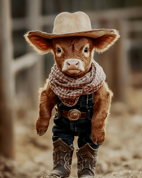 Calf Cowboy