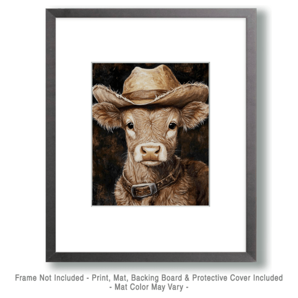 Calf Cowboy Ranch Hand Art